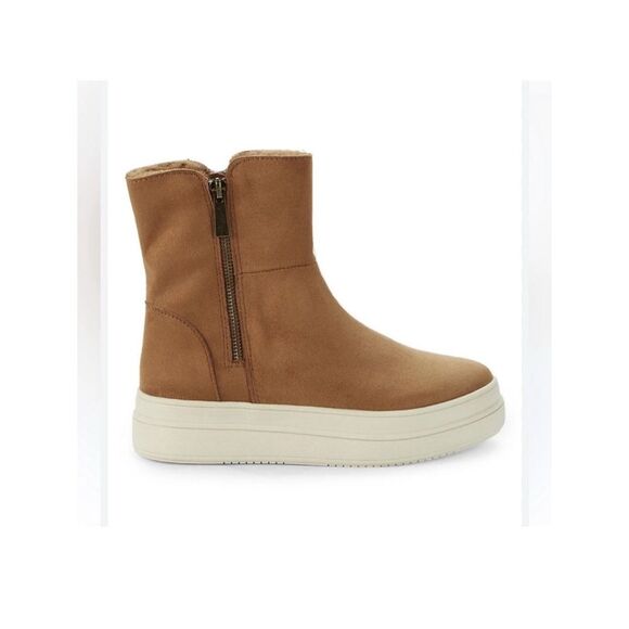 J/SLIDES $169 Tristan Tan Suede Sneaker Boots womens 8.5 NEW - Picture 2 of 13
